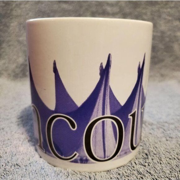 1994 Starbucks Vancouver CERAMIC Coffee Cup Mug Vintage 24 OZ - Picture 3 of 8